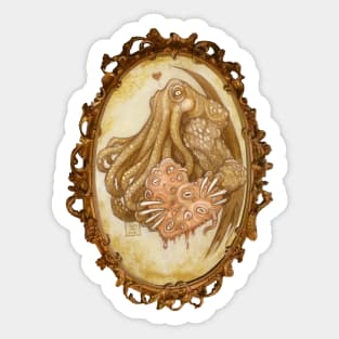 Cthulhu love Sticker